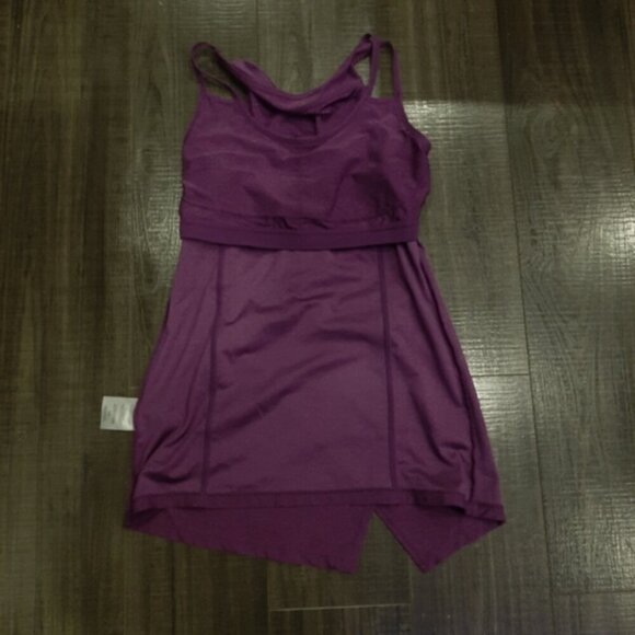 3/$20 MPG Active Tank Top Strappy Ruched Mesh Wrap Built-In Bra Athletic - Picture 11 of 15